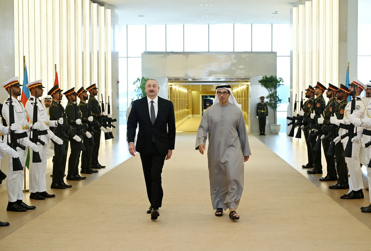 Prezident İlham Əliyev Birləşmiş Ərəb Əmirliklərində işgüzar səfərdədir