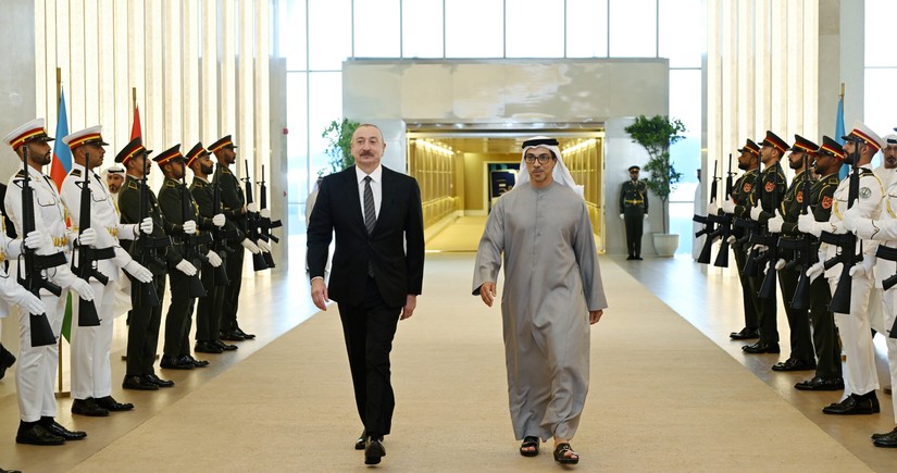 President Ilham Aliyev arrives in United Arab Emirates for working visit