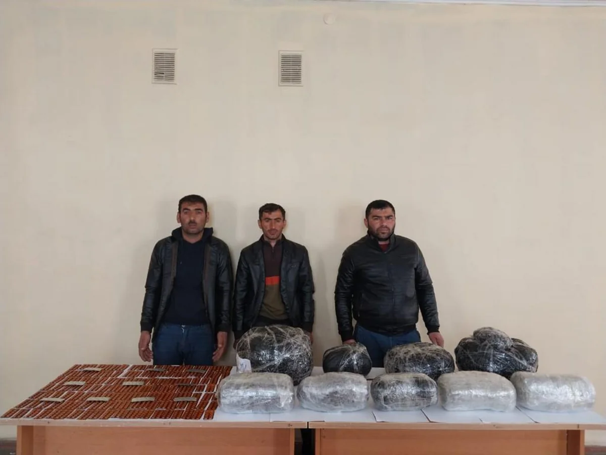 İrandan Azərbaycana 13 kq-dan çox narkotik gətirilməsinin qarşısı alınıb