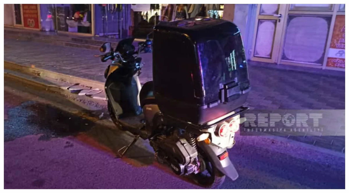 Sumqayıtda moped yolu keçən piyadanı vurub 