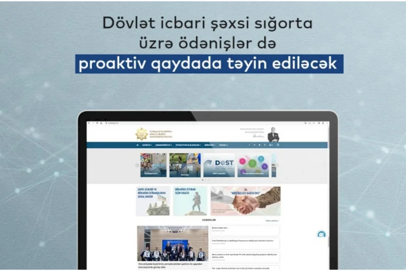 Dövlət icbari şəxsi sığorta üzrə ödənişlər də proaktiv qaydada təyin ediləcək