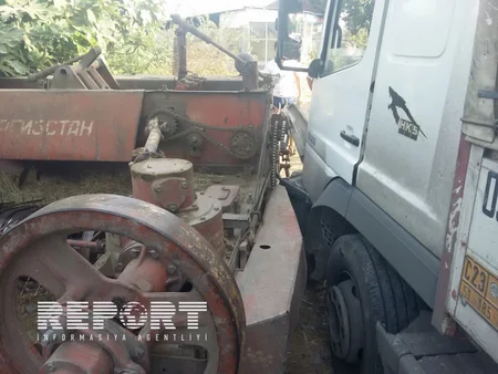 ​Bərdədə zəncirvari qəza baş verib - FOTO