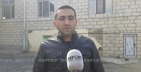 Goranboyda Vətən müharibəsi zamanı dağılan ev təmir olunub