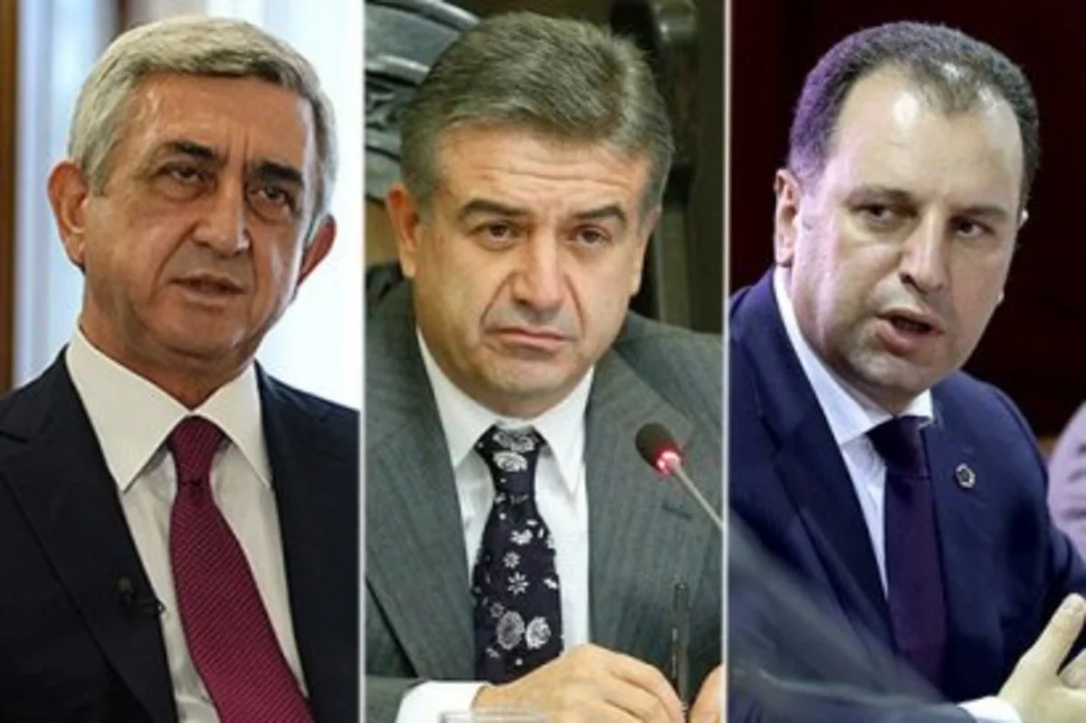 Ermənistanda hakim partiyanın proporsional siyahısında ilk üçlük məlum olub
