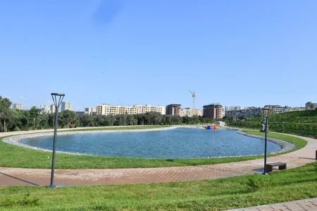 President, First Lady attend opening of new park in Baku