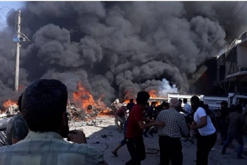 Suriyada avtomobilin partladılması nəticəsində 5 nəfər ölüb - VİDEO