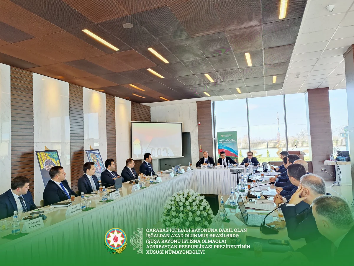 Prezidentin xüsusi nümayəndəsi İqtisadi məsələlər üzrə İşçi Qrupun iclası ilə bağlı paylaşım edib