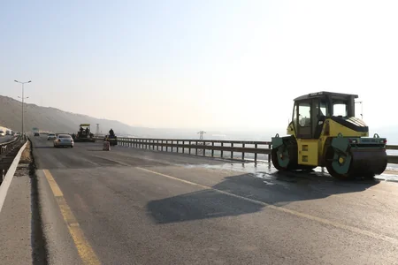 Bakı Dairəvi-1 avtomobil yolunda təmir-bərpa işləri aparılır