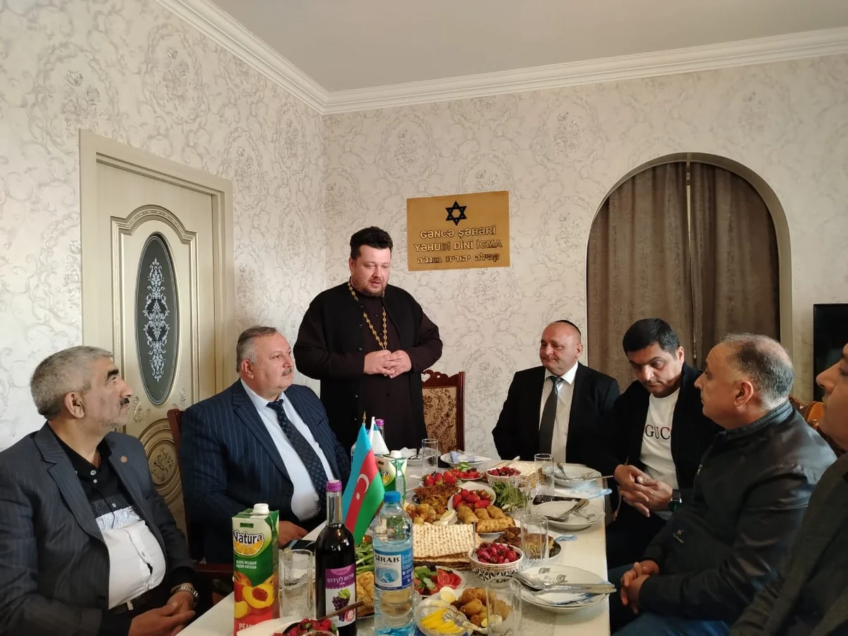 Иудеи Гянджи празднуют Песах