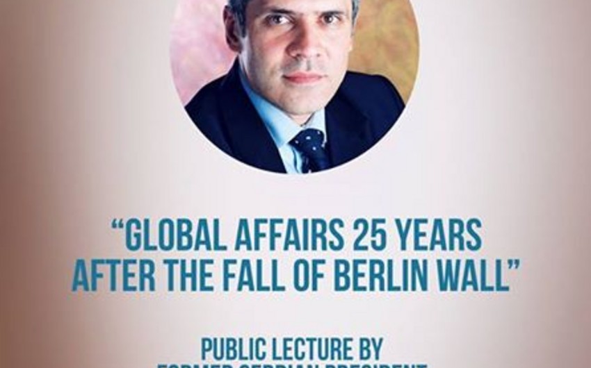 Former Serbian President to give a talk in Baku