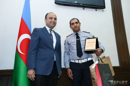 Xidmətdə fərqlənən yol polisləri mükafatlandırılıb - SİYAHI