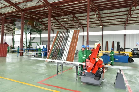 Prezident İlham Əliyev Ağstafada “Karvan-L EKO” sənaye parkında inşası başa çatdırılan müəssisələrin və istixana kompleksinin açılışında iştirak edib