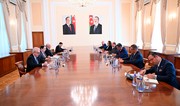Azerbaijani PM Ali Asadov meets with TRNC President Ersin Tatar