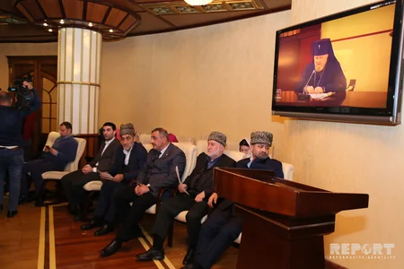 Azərbaycanın dini konfessiya rəhbərləri İlham Əliyevin namizədliyini dəstəkləyən müraciət qəbul ediblər - ƏLAVƏ OLUNUB