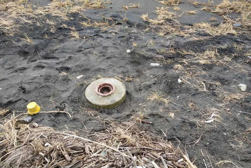 Lənkəranda dəniz sahilindən tank əleyhinə mina tapılıb