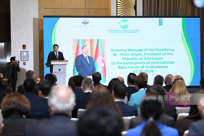 Prezident: Azərbaycan qlobal iqlim fəaliyyətinə töhfə verən ölkədir