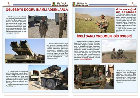 Cəbhə bölgəsində təbliğat-təşviqat işləri əməliyyat şəraitinə uyğun həyata keçirilir