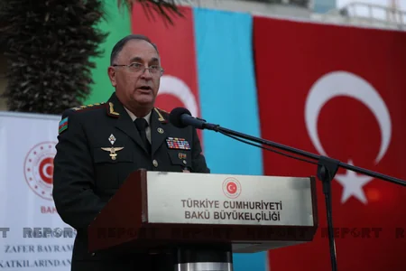 Bakıda Türkiyənin Zəfər Bayramı qeyd olunub
