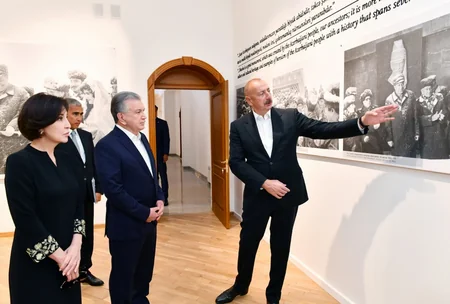 Azərbaycan ilə Özbəkistan prezidentləri və xanımları Şuşaya səfər ediblər - YENİLƏNİB