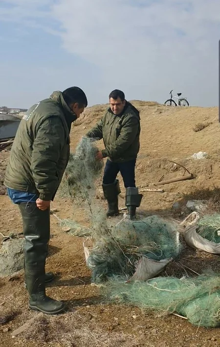 Su hövzələri qadağan olunmuş ov vasitələrindən təmizlənib