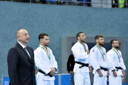 İslamiada: Azərbaycan cüdo yığması ilk yarış günü 4 qızıl, 5 gümüş medal qazanıb - FOTO - YENİLƏNİB-4