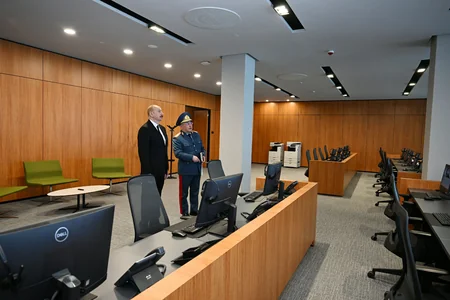 Prezident İlham Əliyev DGK-nın yeni inzibati binasının açılışında iştirak edib