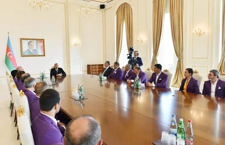 Prezident İlham Əliyev XV Yay Paralimpiya Oyunlarında iştirak etmiş idmançılarla görüşüb - YENİLƏNİB
