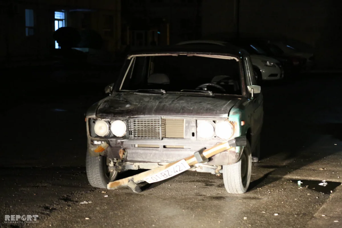 Abşeronda maşın gənc oğlanı vuraraq tanınmaz hala salıb - FOTO