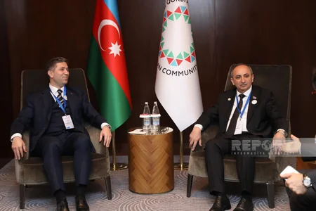 Qərbi Azərbaycan İcmasının sədri AK Partinin sədr müavini ilə görüşüb