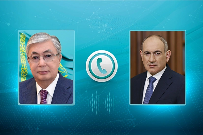 Tokayev, Pashinyan discuss peace declaration between Azerbaijan, Armenia