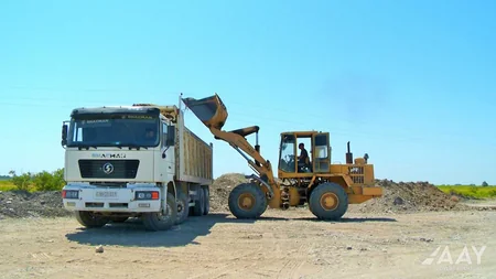 Ucarda 30 minə yaxın əhalinin istifadə etdiyi yol yenidən qurulur