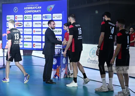 Voleybol üzrə Azərbaycan çempionatının qalibləri mükafatlandırılıb