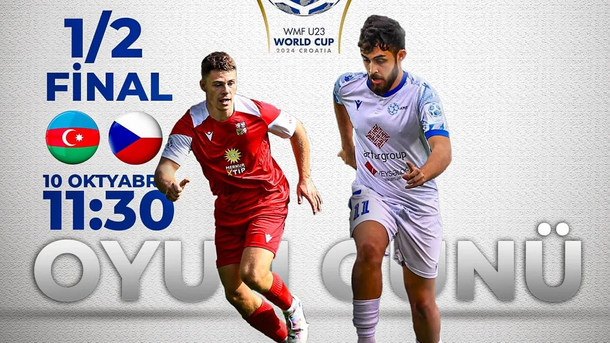 Dünya çempionatı: Azərbaycanın minifutbol üzrə U-23 millisi yarımfinal matçına çıxacaq