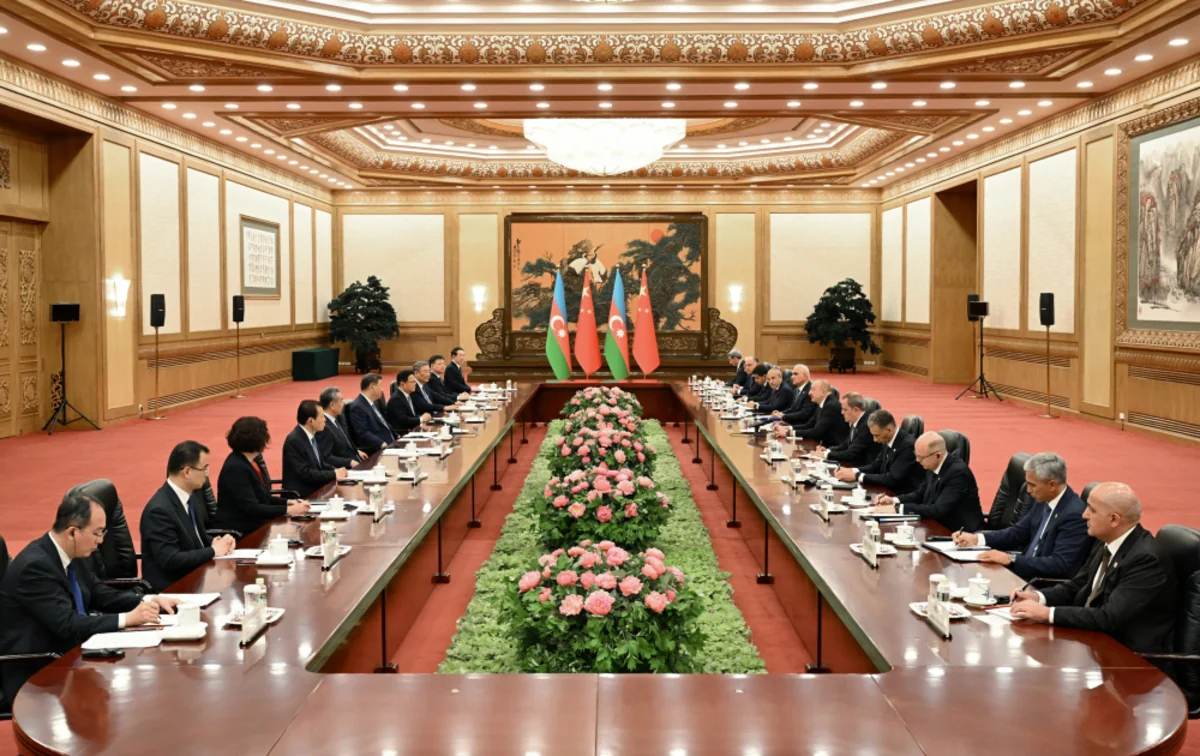 Prezident İlham Əliyevin Çinin Sədri Si Cinpin ilə geniş tərkibdə görüşü olub - YENİLƏNİB