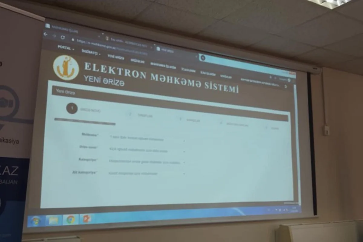 Son 6 ayda Elektron Məhkəmə informasiya sisteminə 20-yə yaxın dövlət orqanının sistemi inteqrasiya edilib
