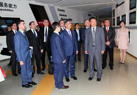 Zakir Həsənov Çinin hərbi məhsullar istehsal edən “CETS İnternational” şirkətində olub