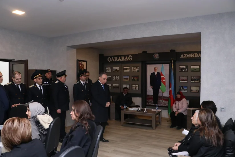 Baş prokuror Pirallahı Rayon Prokurorluğunun tikilməkdə olan binasına baxış keçirib