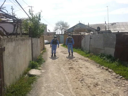 Sumqayıtda yol kənarında top mərmisi tapıldı