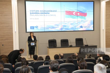 DİM-də şəhid övladları ilə görüş keçirilib