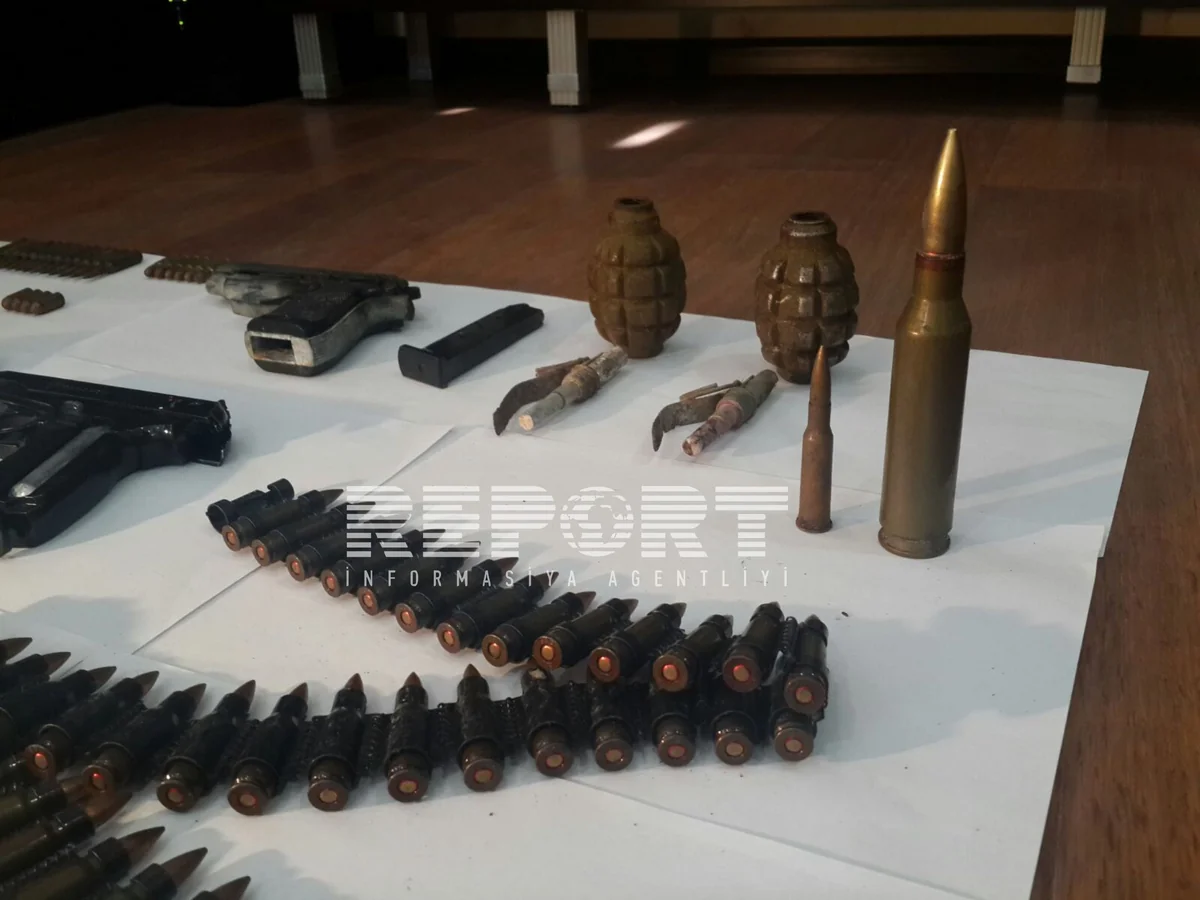 Naftalan sakini silah-sursatı polisə təhvil verib