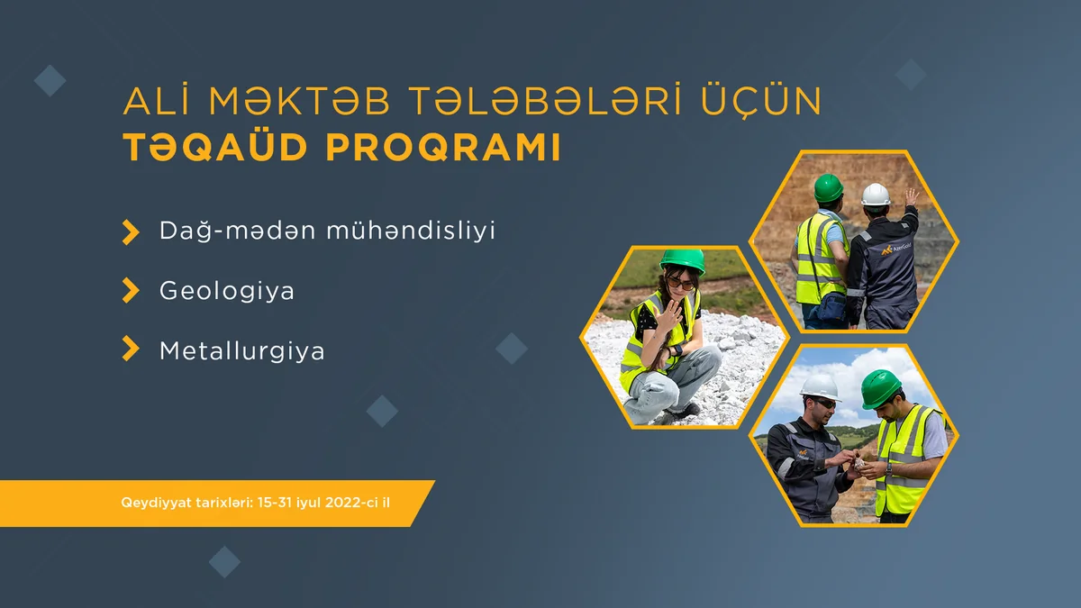 “AzerGold” ali məktəb tələbələri üçün növbəti Təqaüd proqramını elan edir