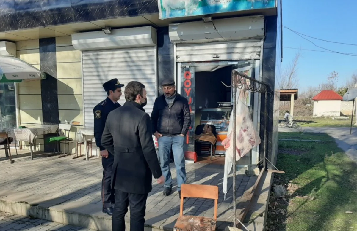 İsmayıllıda qaydalara əməl etməyən heyvan kəsim məntəqələri aşkarlanıb