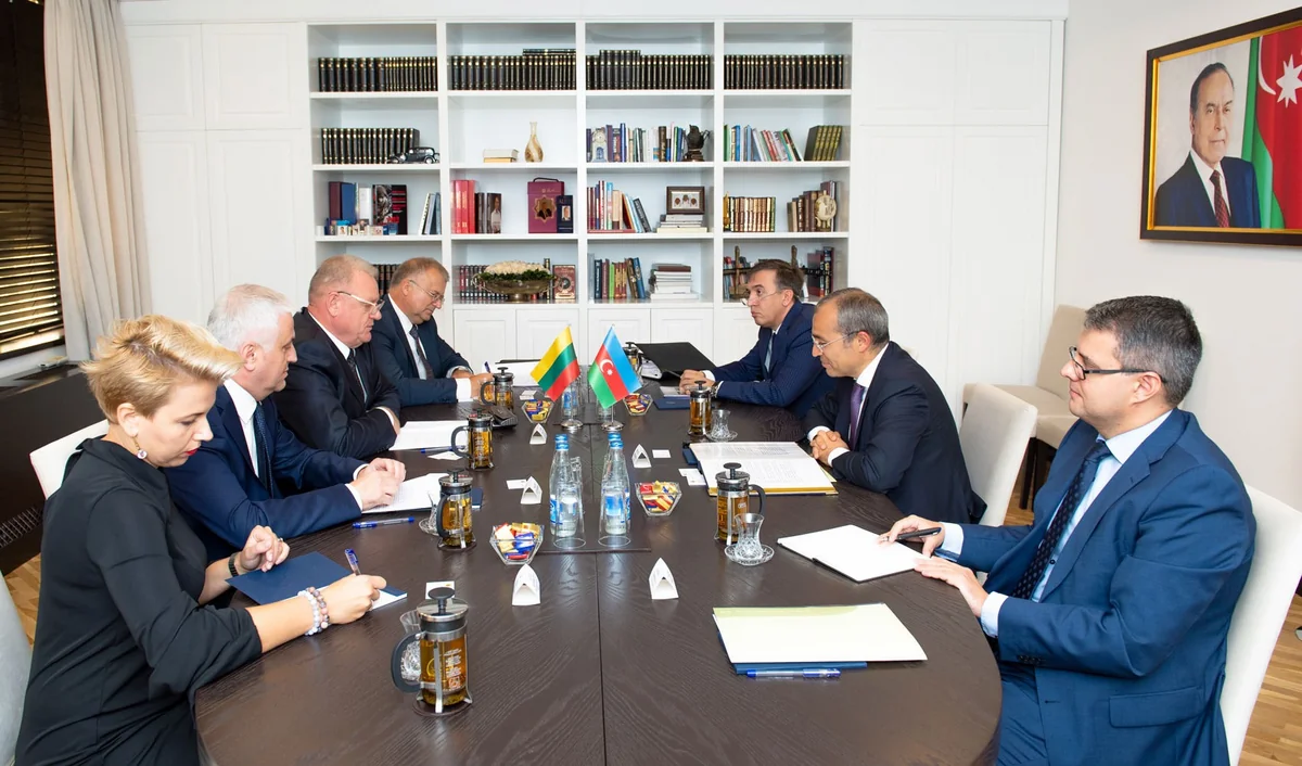 Azərbaycan və Litva arasında iqtisadi əməkdaşlığın genişləndirilməsi müzakirə olunub