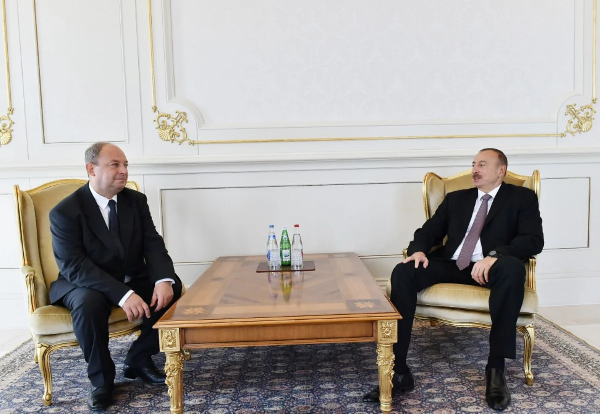 President Ilham Aliyev received credentials of incoming Belgian envoy