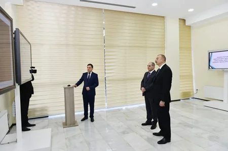 Azərbaycan Prezidenti Bakı Şəhər Statistika İdarəsinin yeni inzibati binasının açılışında iştirak edib - YENİLƏNİB