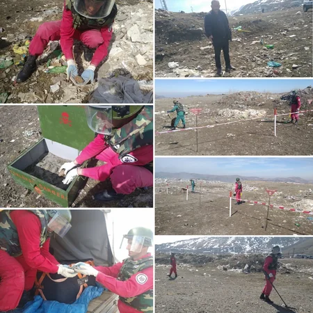 Daşkəsəndə qumbara və partladıcı tapıldı