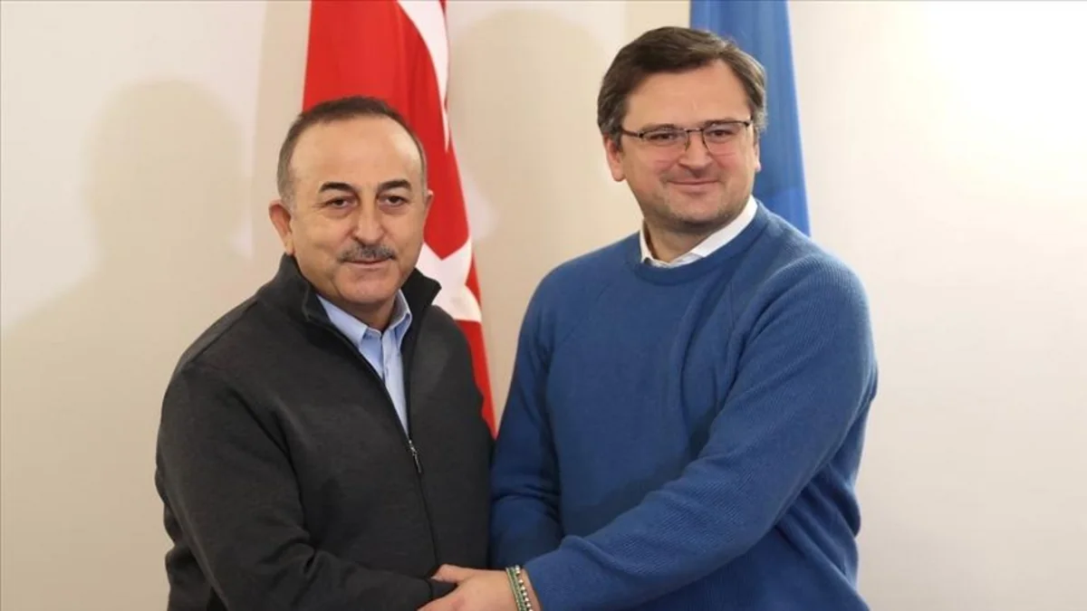 Çavuşoğlu Kuleba ilə Ukraynadakı vəziyyəti müzakirə edib