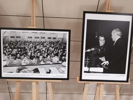 Photo exhibition of Turkey's first female lawyer of Azerbaijani origin opens