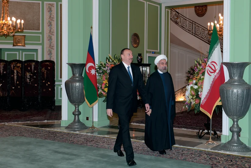 Azərbaycan prezidenti İlham Əliyevlə İran prezidenti Həsən Ruhani arasında görüş olub