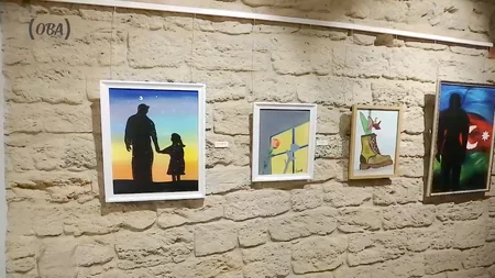 “OBA” “Azad Xocalı: kiçik əllərdən böyük rəsmlər” adlı sərgi keçirib – FOTO/VİDEO
